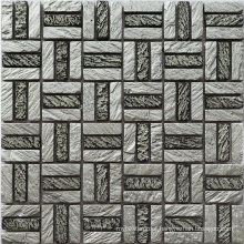 Rectangle Moroccan Grey Silver Resin Mosaic Tile